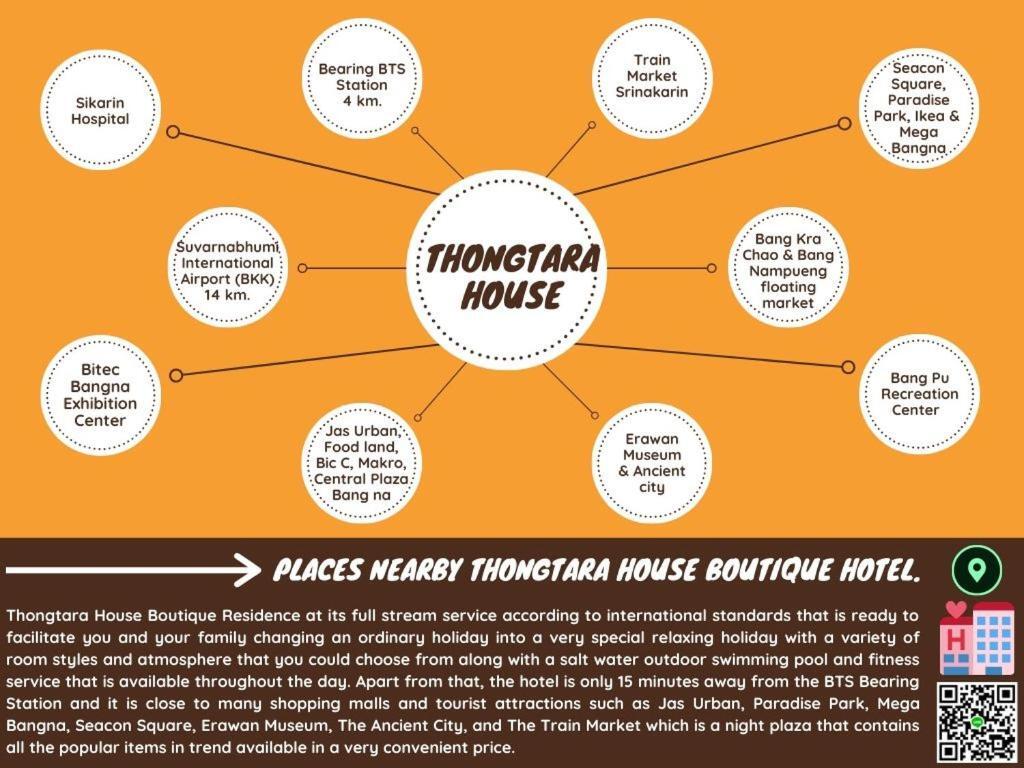 Hotel Thongtara House Boutique Srinakarin Bangkok Exterior foto